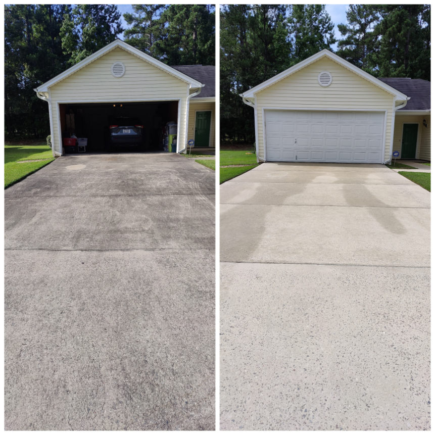 Driveway cleaning